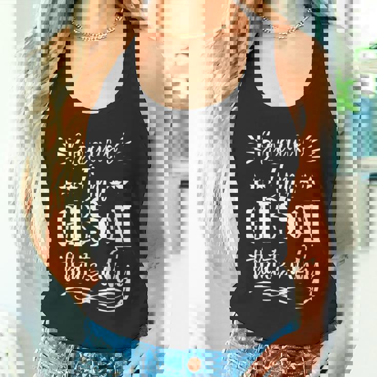 だって私はギブソンだから面白い タンクトップ