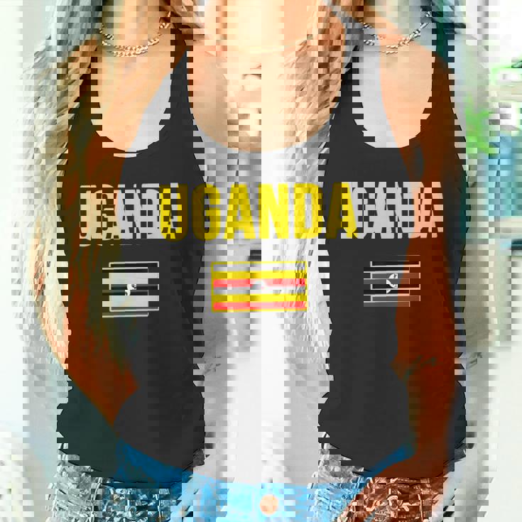 ウガンダ ウガンダの国旗 タンクトップ