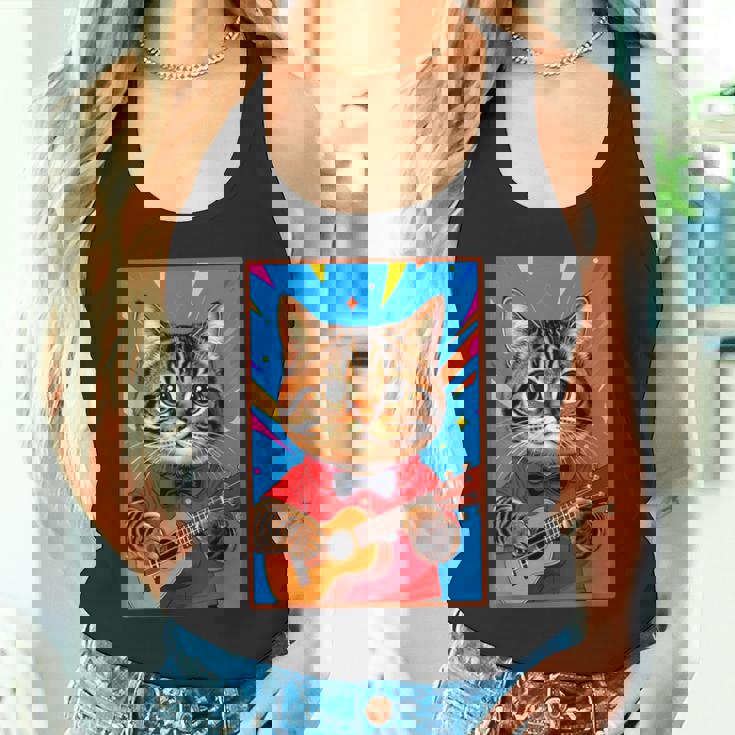 ウクレレ猫 タンクトップ