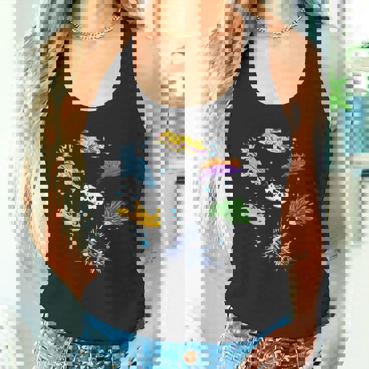 ウミウシ ウミウシ オーシャン スキューバ ダイバー シュノーケリング 水族館 タンクトップ