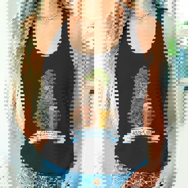 オクトーバーフェスト 猫 ドイツビール 長袖tシャツ タンクトップ