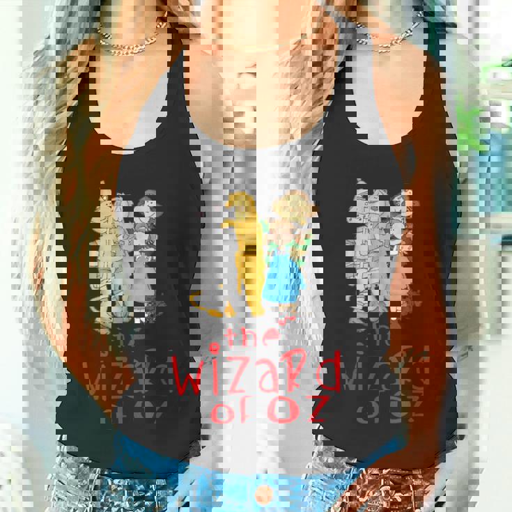 オズの魔法使い ヴィンテージ ファンタジー ドロシー ブリキの男 かかしライオン タンクトップ