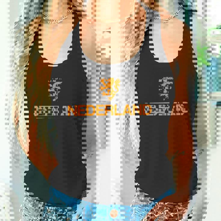 オランダエンブレムライオンオランダ タンクトップ