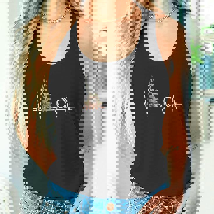 カエルのハートビート 長袖tシャツ タンクトップ