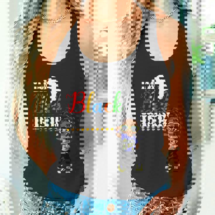 キッズ アイ・アム・ブラック・ヒストリー・シャツキッズガールズブラック・ヒストリー・マンス用 タンクトップ