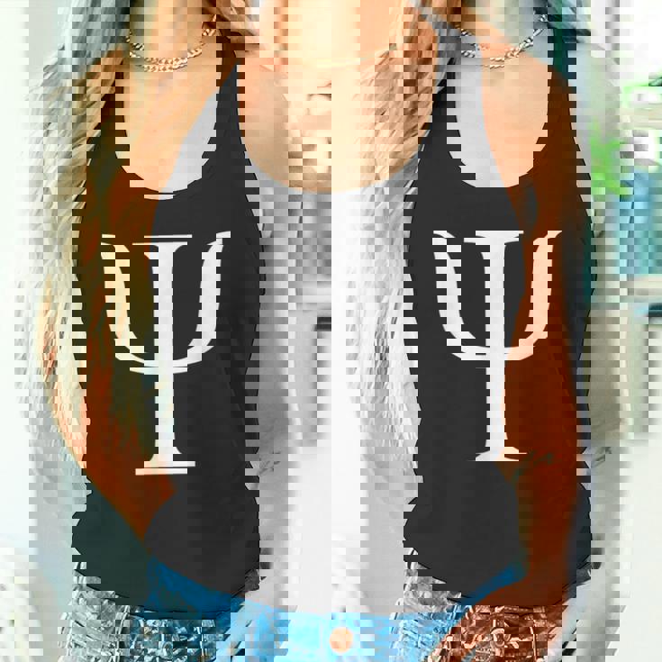 ギリシャ文字 Psi タンクトップ