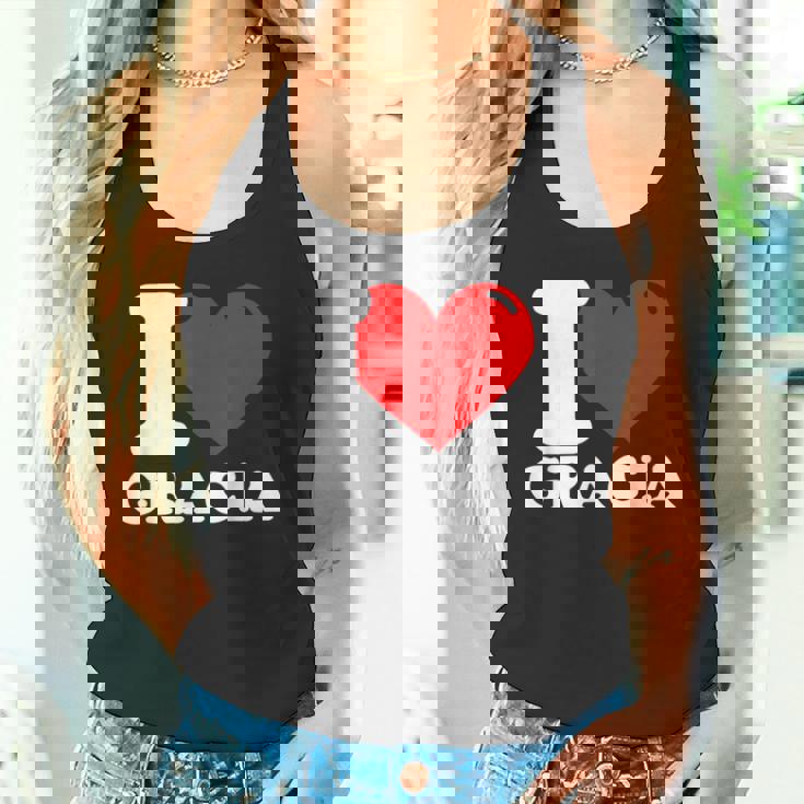 グレイシアが好き タンクトップ