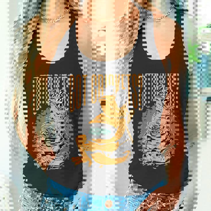 コオロギを手に入れましたか？フトアゴヒゲトカゲ タンクトップ