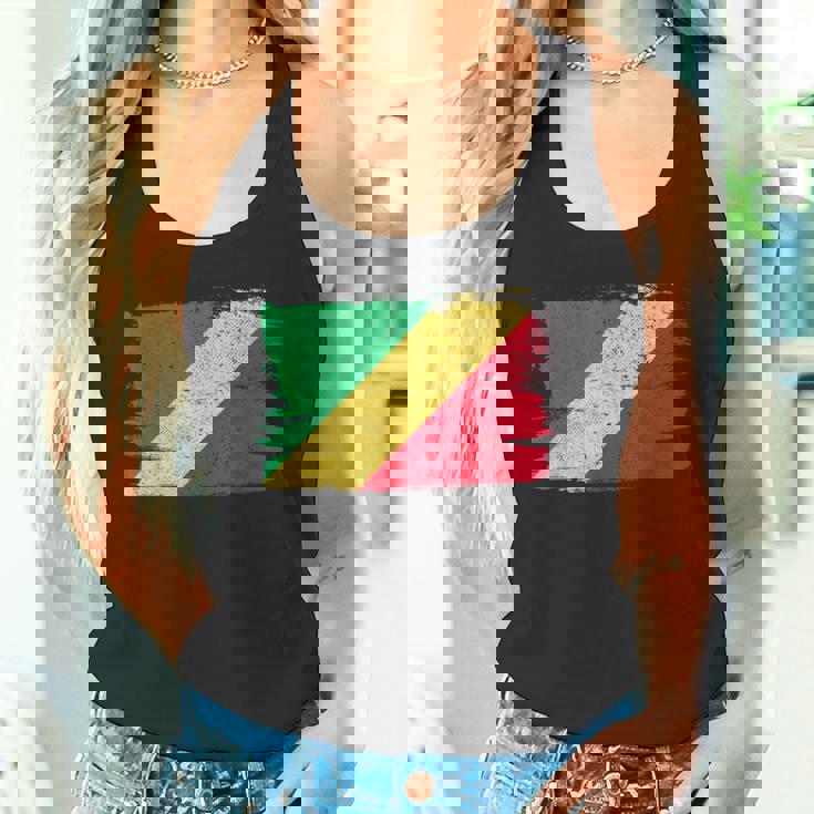 コンゴ民主共和国 旗 Democratic Republic Congo Flag Pride Proud タンクトップ