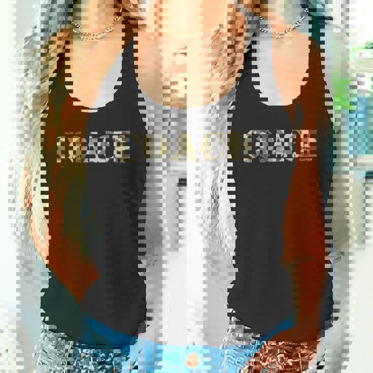 コーチ 迷彩 アーミー タンクトップ