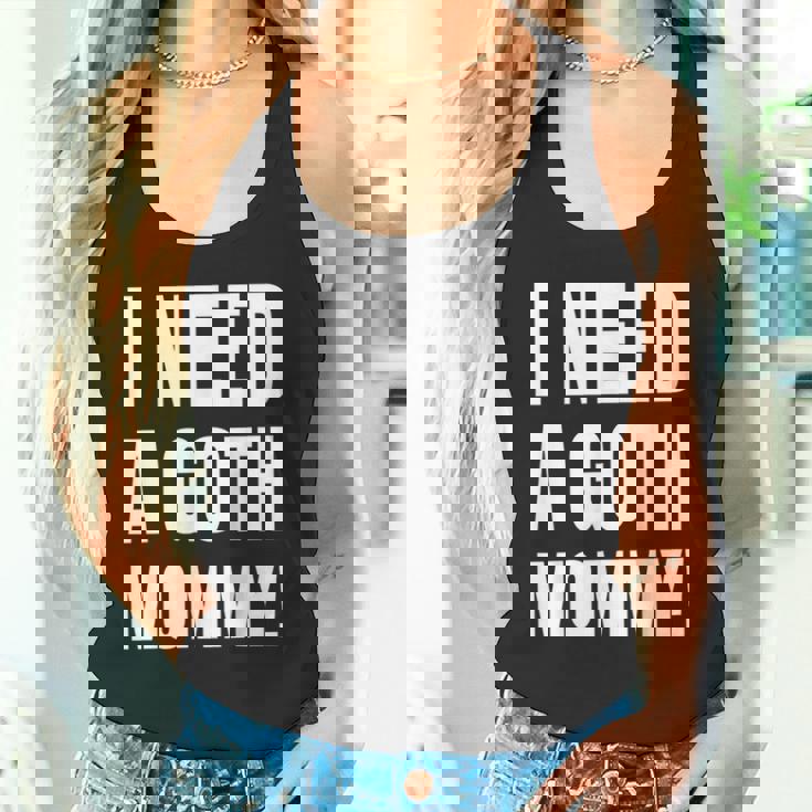 ゴスマミーが必要おもしろいゴシック・マザー・ラバー タンクトップ