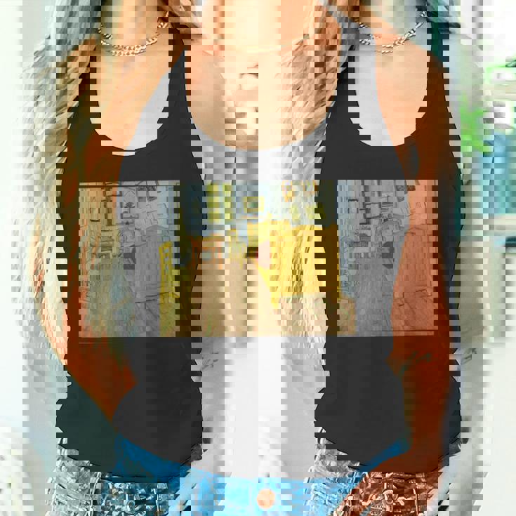 ゴッホ-アルルのベッドルーム タンクトップ