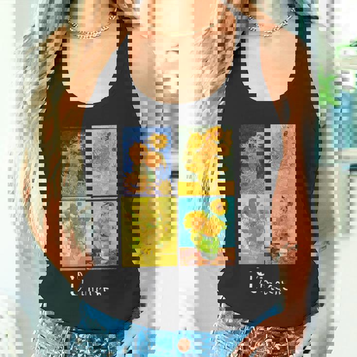 ゴッホの有名な芸術絵画 ひまわりvan Gogh タンクトップ