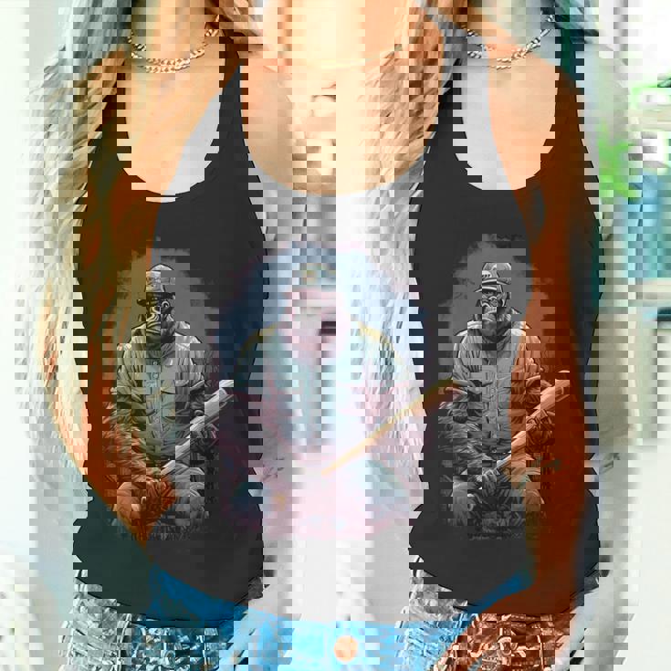 ゴリラ遊び 野球 おもしろい ゴリラ 野球選手 タンクトップ