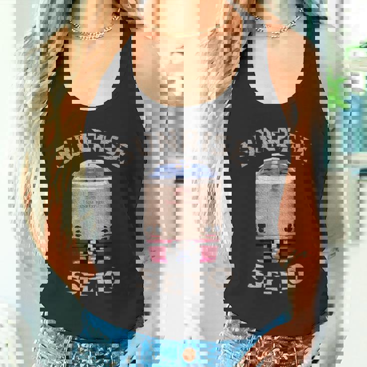 サンライズエクスプレス 瀬戸トレイン 日本 東京岡山瀬戸 タンクトップ