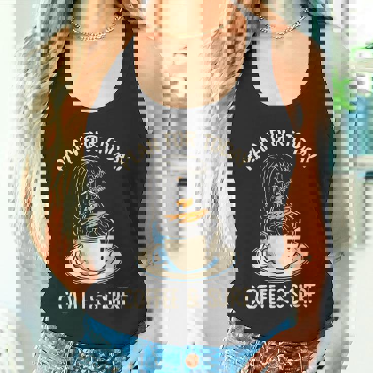 サーフィン スケルトン アパレル コーヒー サーフアパレル ハワイアンu タンクトップ