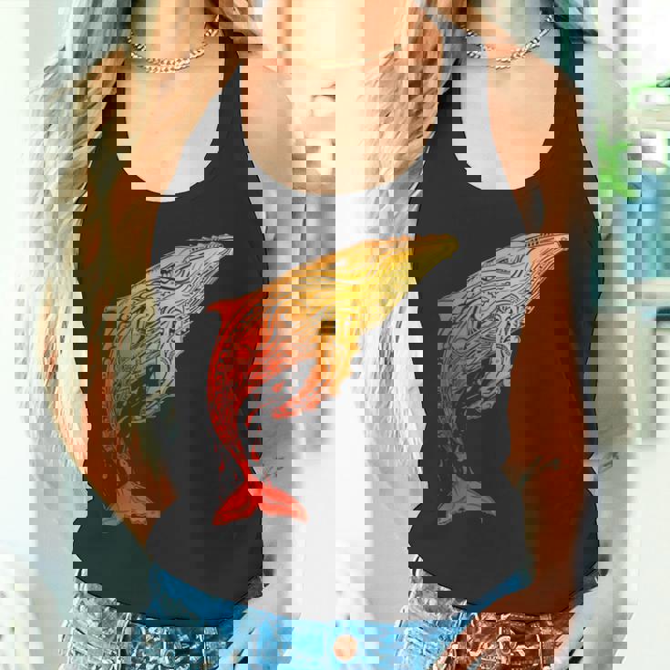 ザトウクジラ ネイティブ ハワイアン ハワイアン トライバル タンクトップ