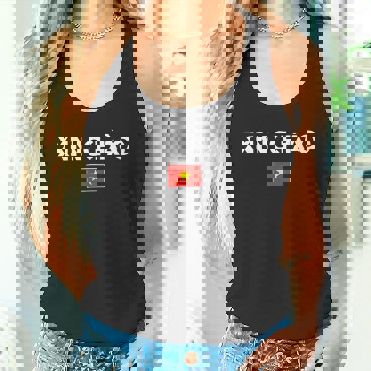 シンチャオ ベトナム語でこんにちは ベトナム タンクトップ