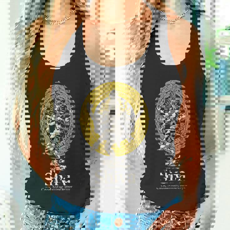 シヴァ クリエーター プリザーバー 駆逐艦 ナタラジャ ヒンドゥー ヴィンテージ タンクトップ