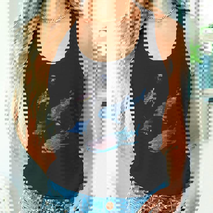 ジンベエザメ マンタ カメ クラゲ タンクトップ