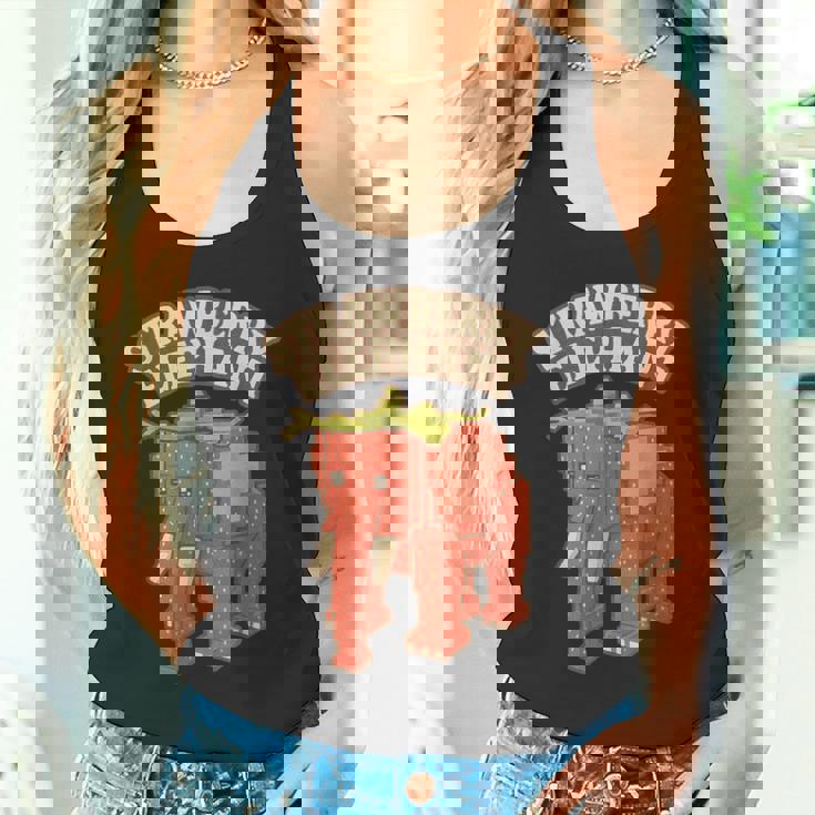 ストロベリーエレファント 面白い イタリアンブレインロットスラング ゲームミーム タンクトップ