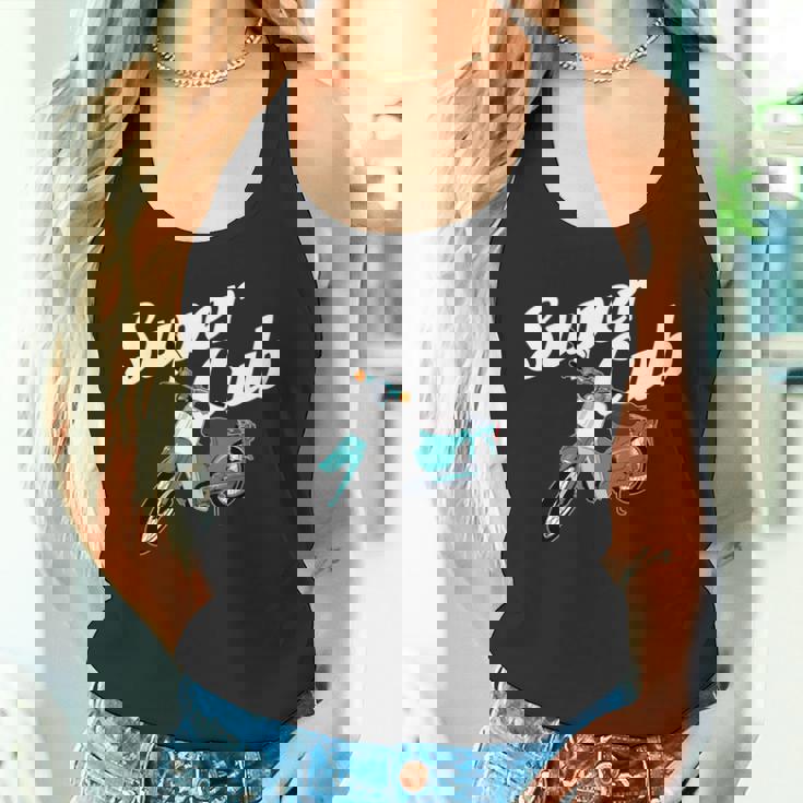 スーパーカブ 50 110 125 バイク ミニ モト スクーター カスタム 原付 二種 長袖tシャツ タンクトップ