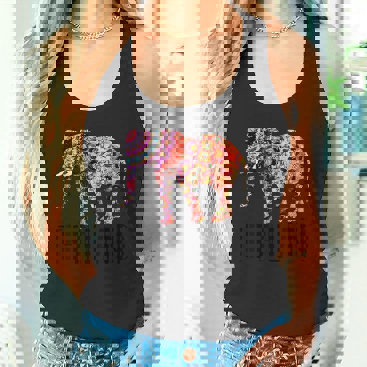 タイ象のお土産シャツ タンクトップ