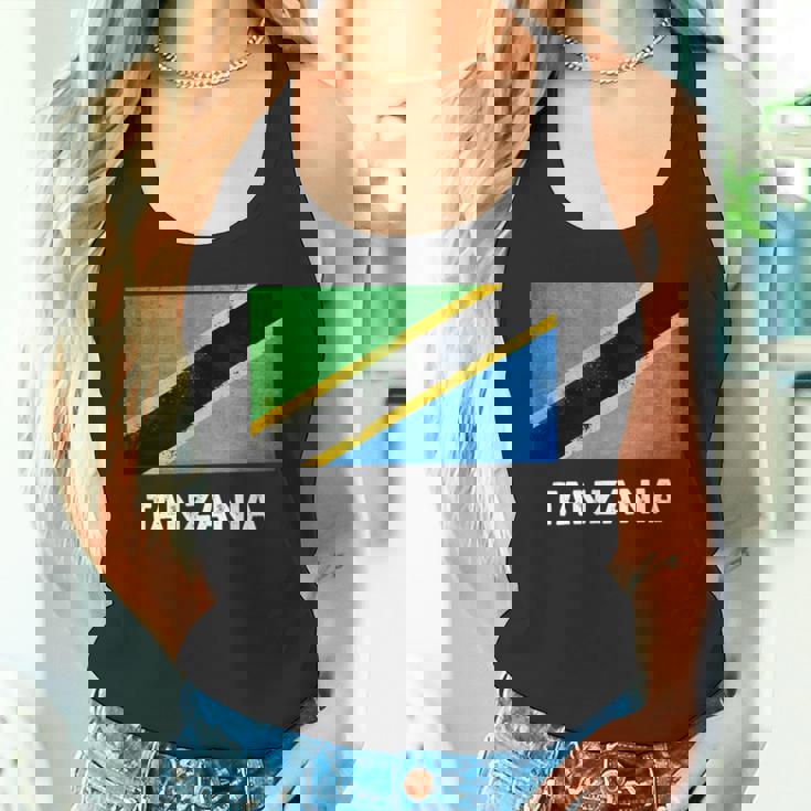 タンザニア国旗tシャツ タンクトップ