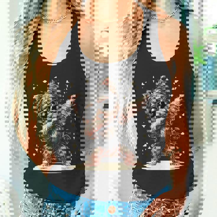 ダビング・ヨークシャー・テリア・ヨーキーズ・ヨーキー・ドッグ タンクトップ