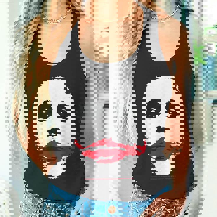 ダークナイトジョーカーの顔 ミニマリスト 象徴的なイメージ タンクトップ