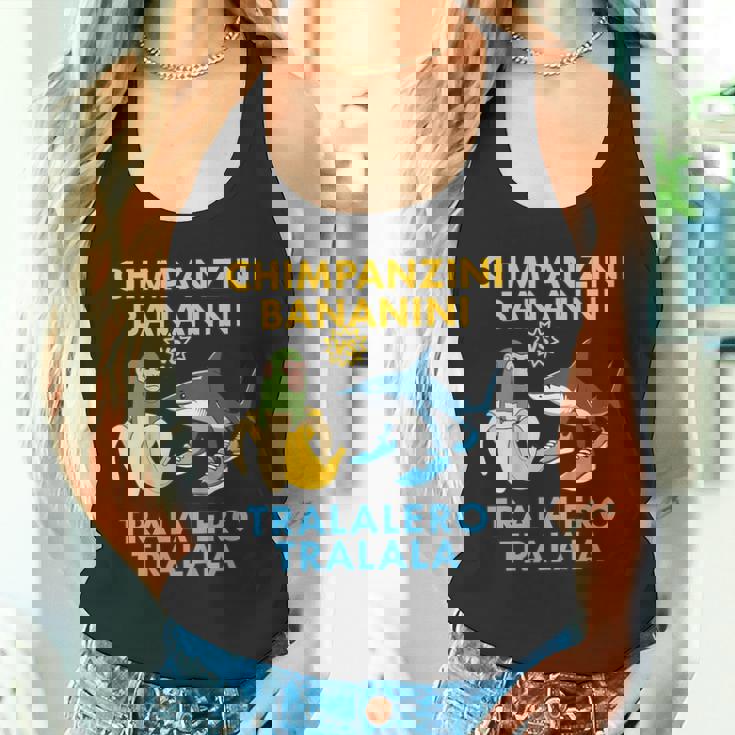 チンパンジーニ バナニーニs トララレロ トラララ 面白い 幼児向け タンクトップ