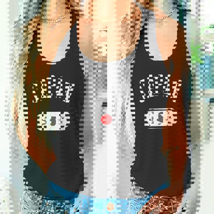 チームジャパンスケートボードジャージー日本国旗 タンクトップ