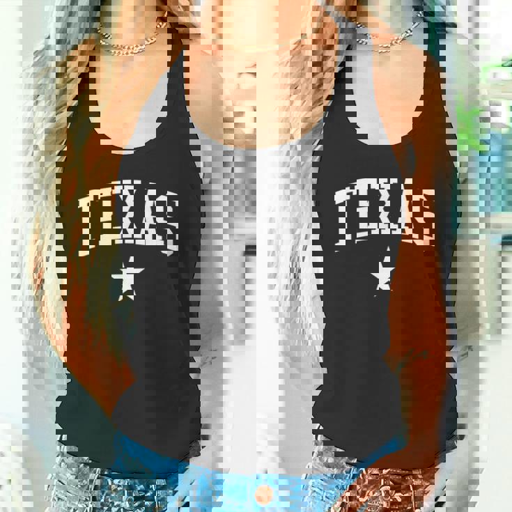 テキサス州立大学からのテキサスホームヴィンテージテキサスギフト。 タンクトップ