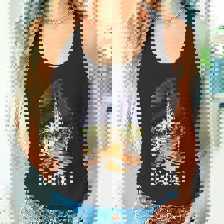 ドバイ Uae お土産絵画 ドバイの街 シャツ 長袖tシャツ タンクトップ