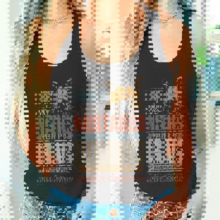 ドラムを弾いても間違えないかっこいいドラムセットラバー タンクトップ