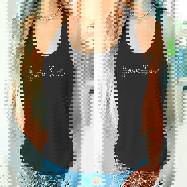 ナビエ・ストークス方程式 長袖tシャツ タンクトップ