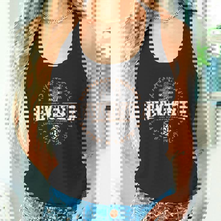 ニューカッスル北東部イングランド座標ラベル 2C タンクトップ