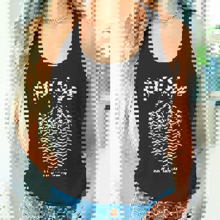 ノルウェー 湖 ノルウェー タンクトップ