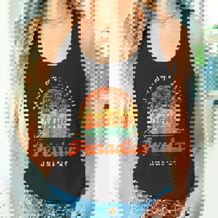 ハナレイ ベイ ハワイ カウアイ島 長袖tシャツ タンクトップ