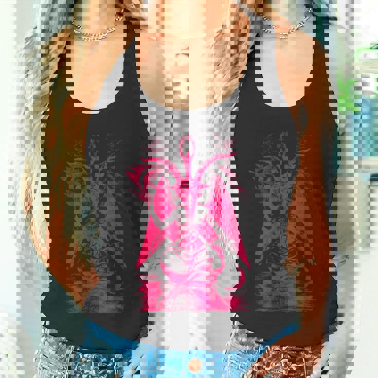 バフォメットオカルトヤギ悪魔崇拝サタンデーモン召喚 タンクトップ