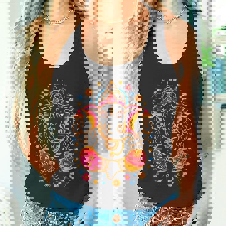 ヒンドゥー教 ガネーシャ プージャ 象 神 インド 瞑想 ヨガ ムルティ タンクトップ