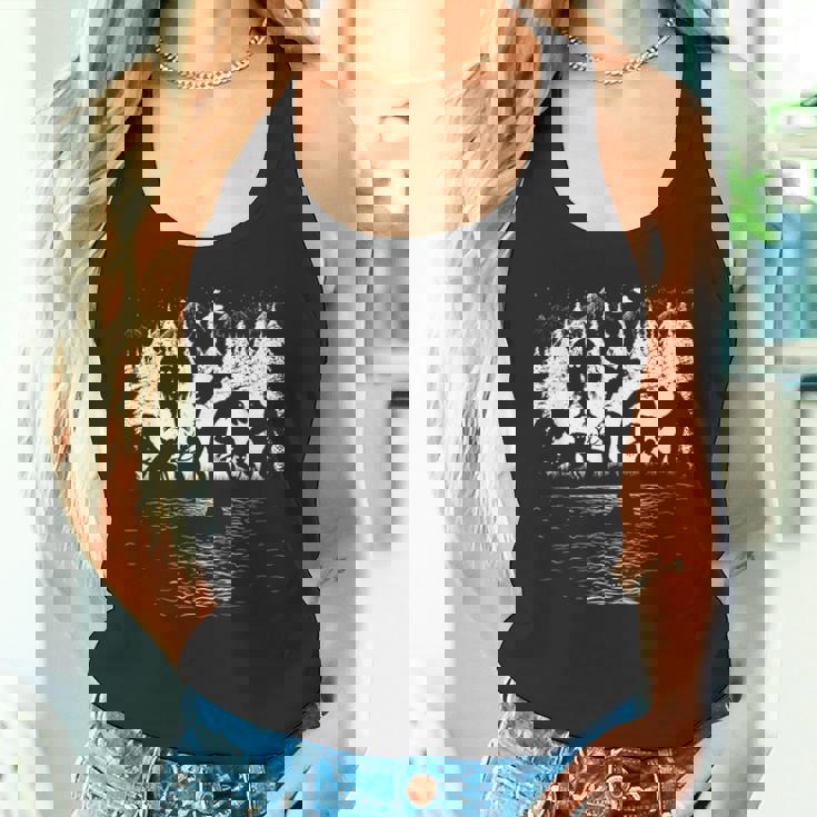 ビッグフット ネス湖 モンスター モスマン エイリアン その他 面白い クリプティッド タンクトップ