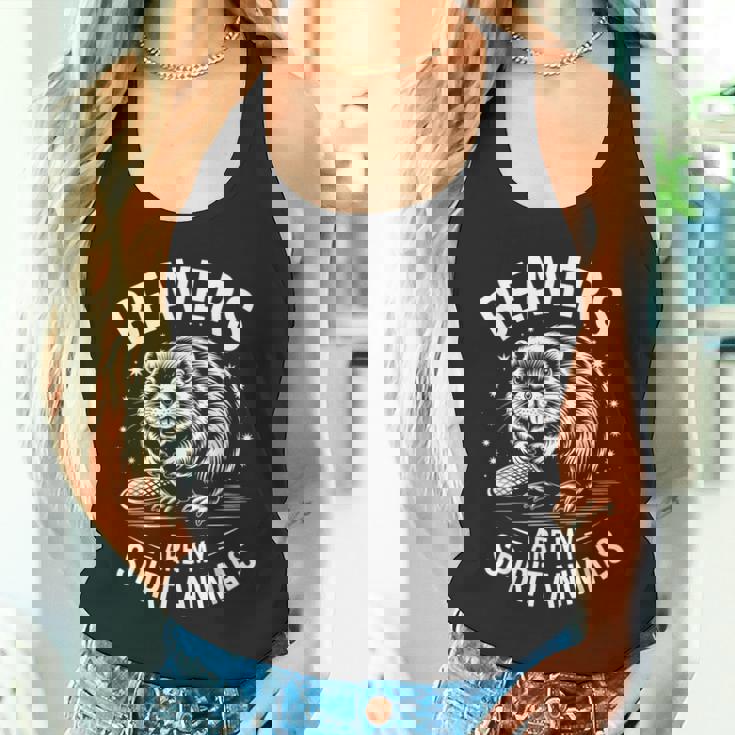 ビーバーズ スピリットアニマルズ おもしろビーバー タンクトップ