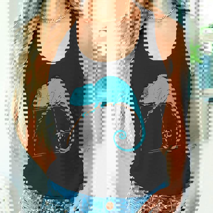 フィボナッチカメレオン黄金比 タンクトップ