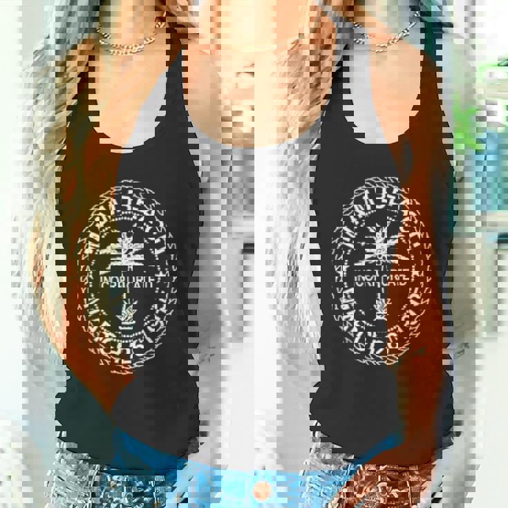 フロリダ州マイアミビーチフラッグシール。 タンクトップ