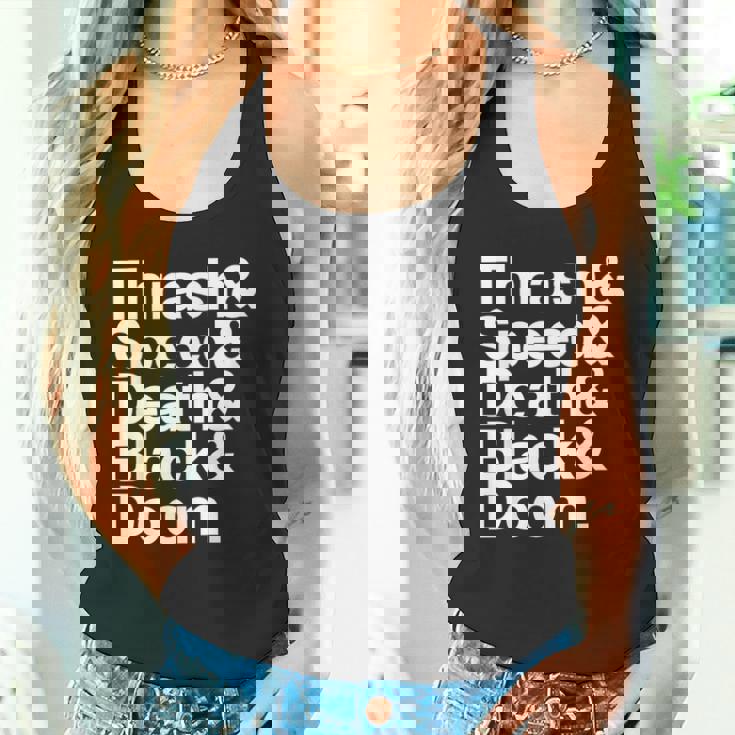 ヘヴィメタル音楽ファンリスト スラッシュスピード ドゥーム デス ブラック タンクトップ