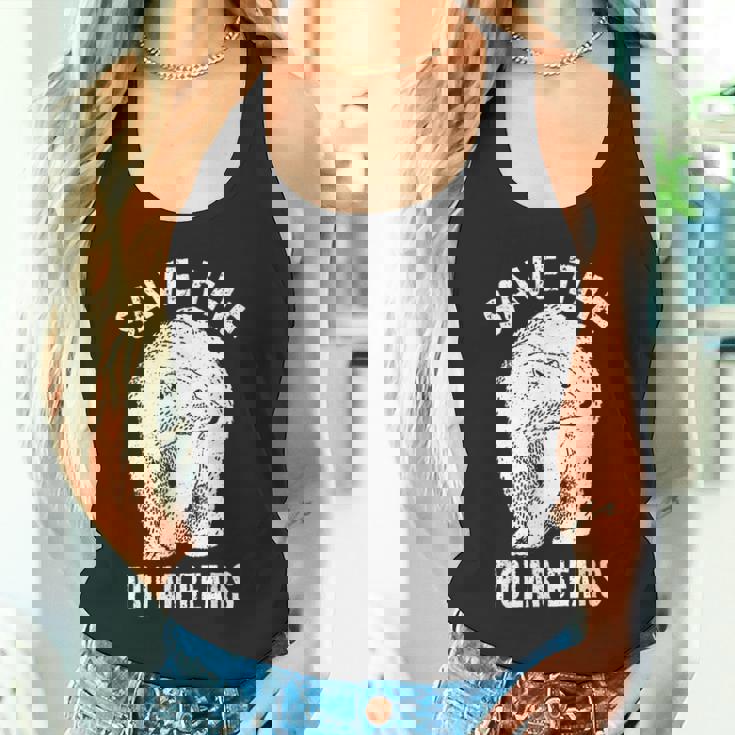 ホッキョクグマを救え 絶滅危惧種の北極動物 タンクトップ