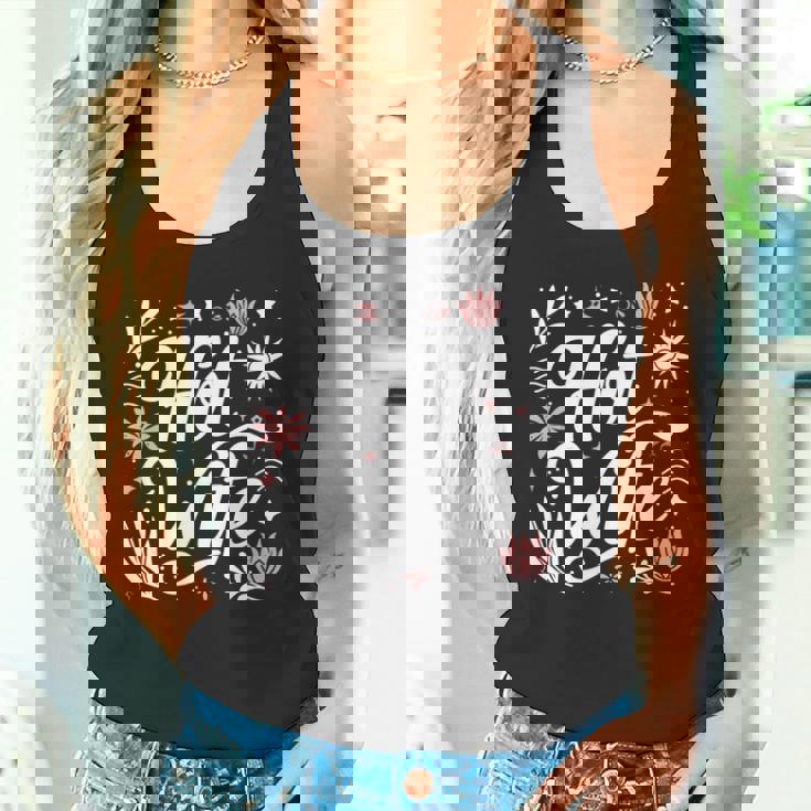 ホットワイフライフスタイルセクシーホットワイフ 長袖tシャツ タンクトップ