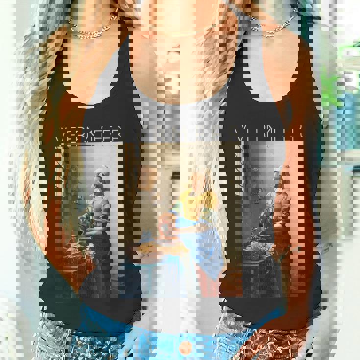 ヨハネス・フェルメール 芸術家のための芸術 ミルクメイド タンクトップ