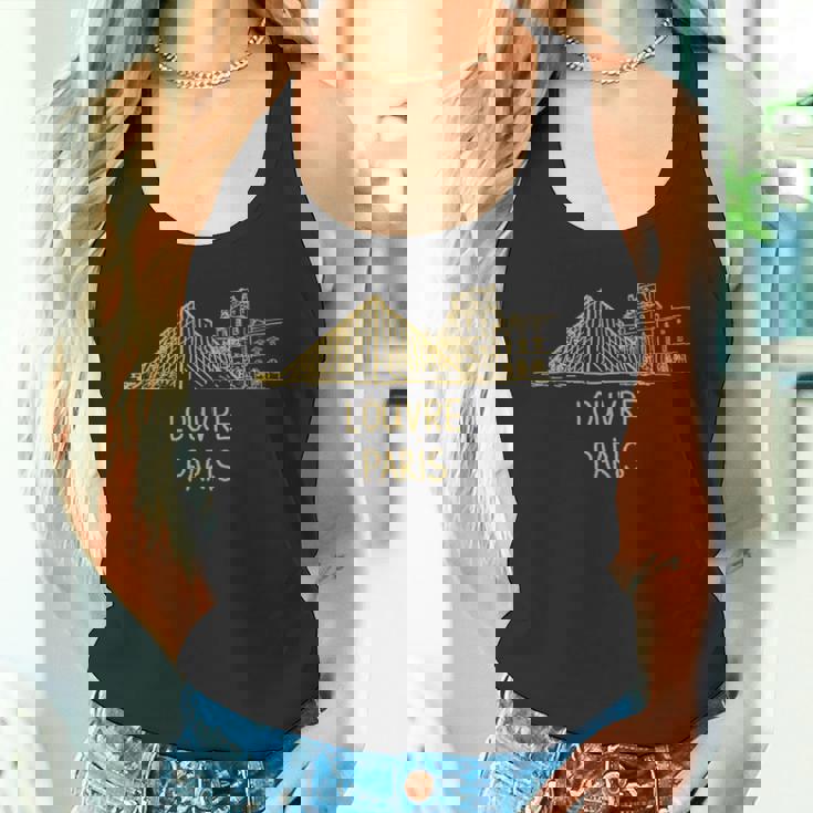 ルーヴル パリ フランス 旅行 お土産 歴史的建造物 ギフト タンクトップ